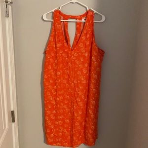 Coral Swing Dress